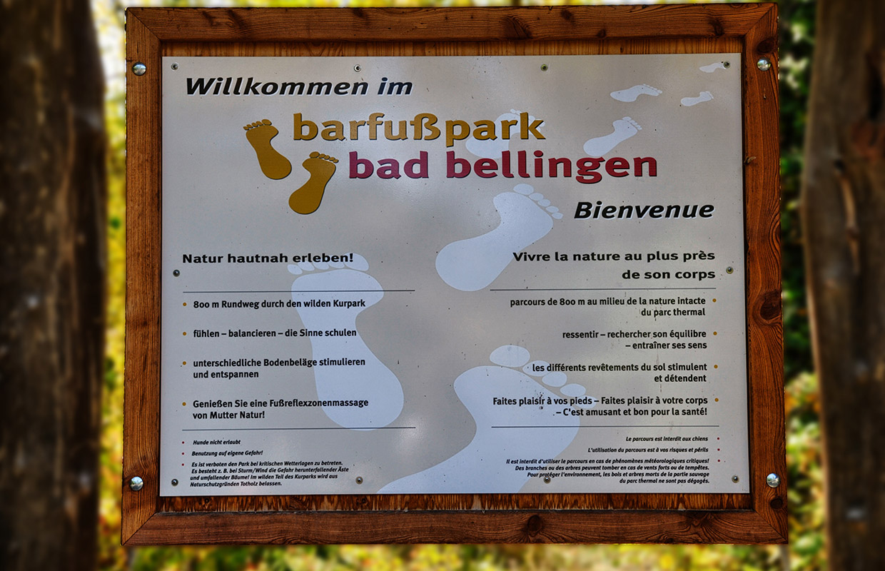 Barfußpfad Bad Bellingen
