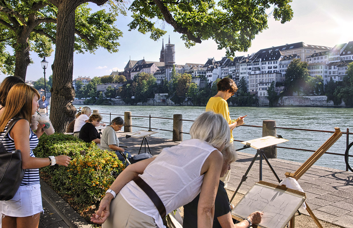 Basel in der Schweiz