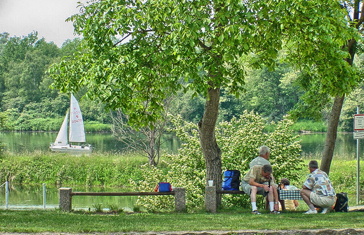Den Rhein genießen - im oder am Wasser