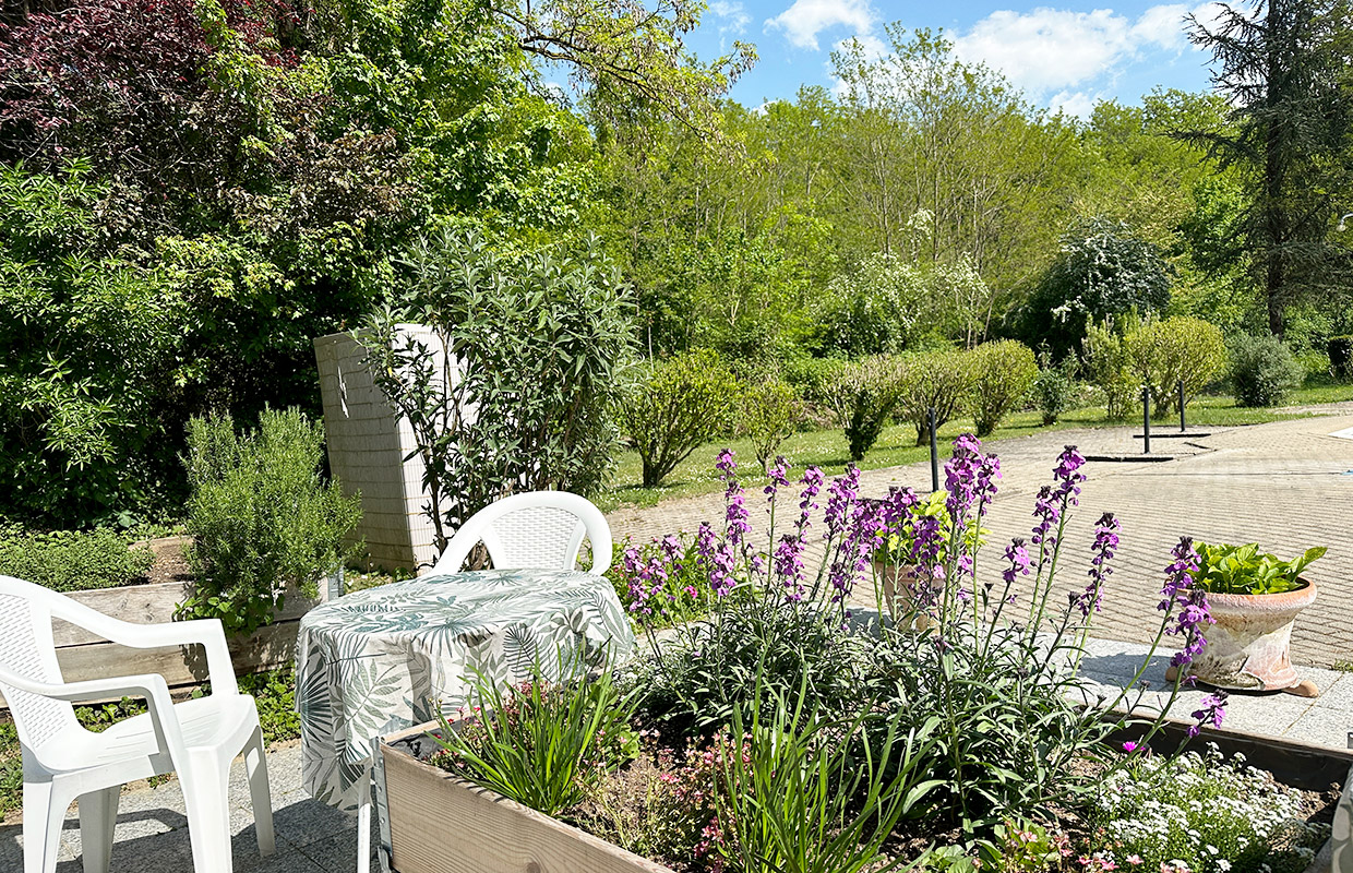 Sitzplatz im Garten
